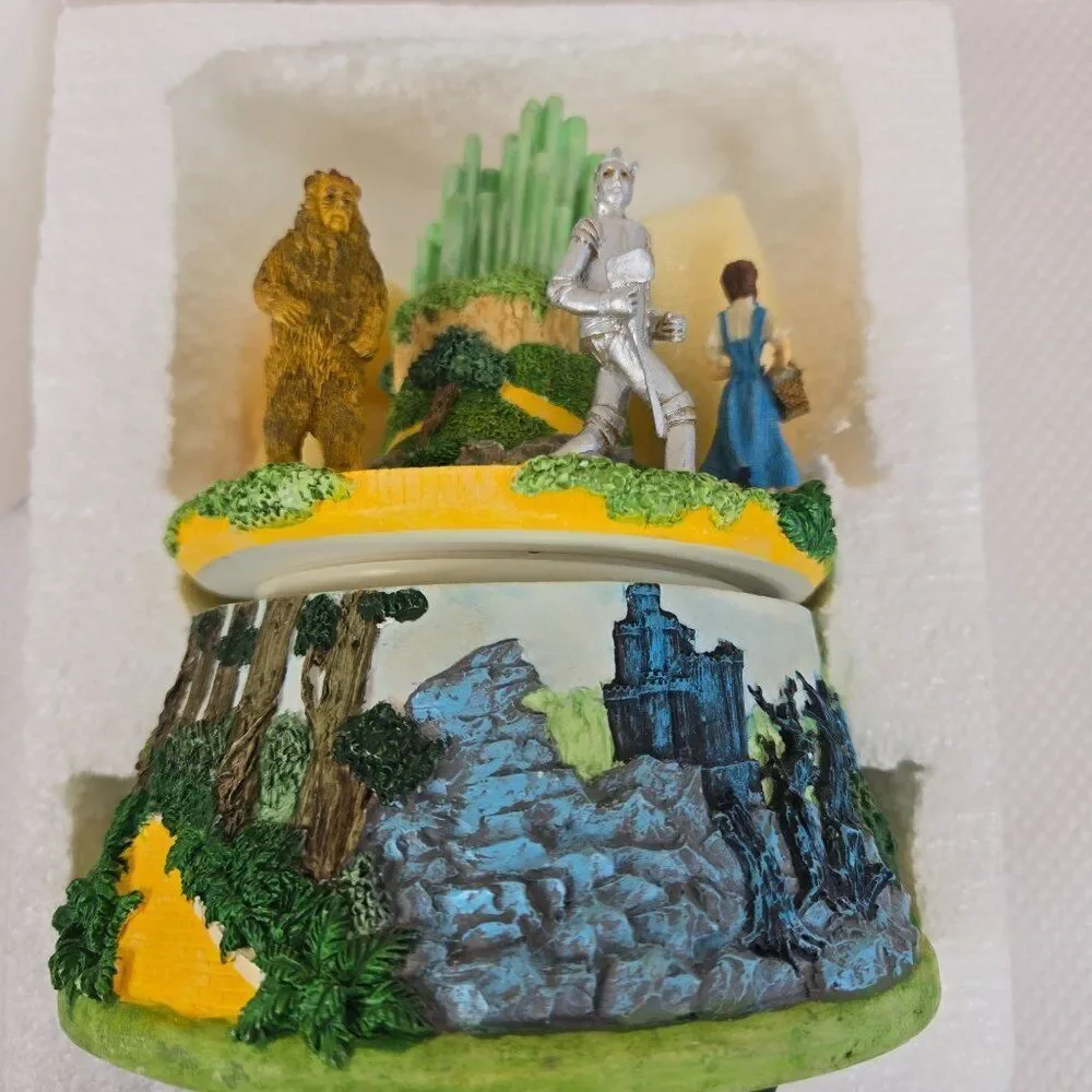 Vintage Wizard Of Oz Emerald City Resin Musical Figurine Dave Grossman 1995